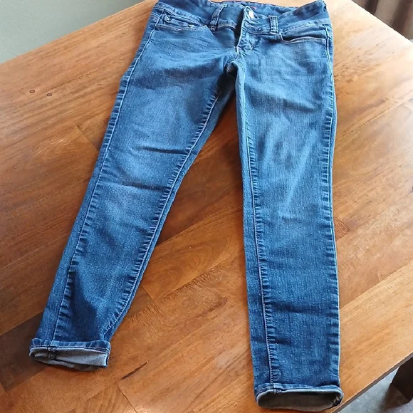 YMI Blue Skinny Jeans with Classic Style - Picture 1 of 15